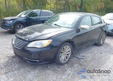 2011 Chrysler 200 Limited z USA, uszkodzony, nr VIN 1C3BC2FG5BN582459